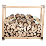 Drewutnia – stojak na drewno kominkowe, wys. 124 cm (wzmocniona)