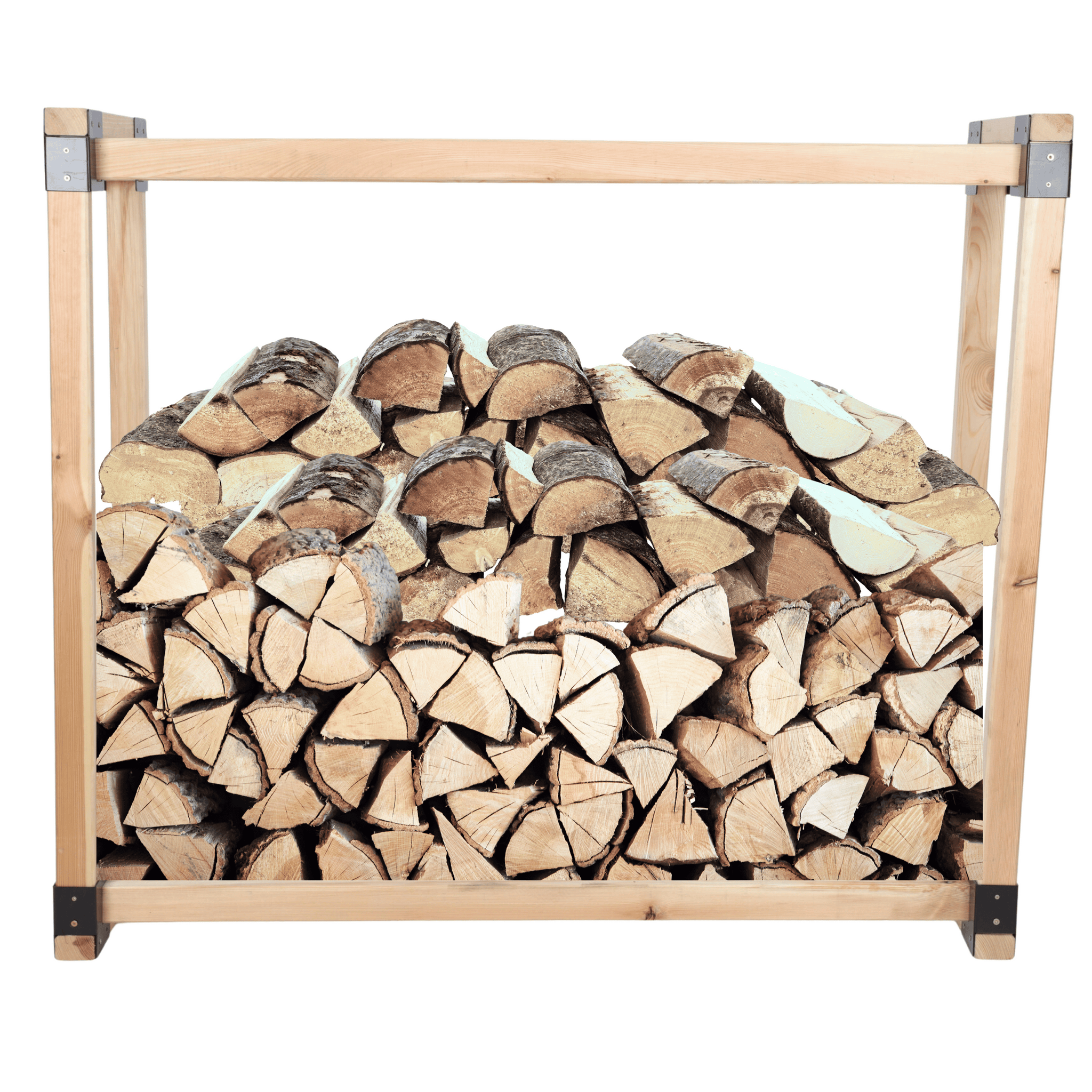 Drewutnia – stojak na drewno kominkowe, wys. 124 cm (wzmocniona)