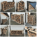 Drewutnia – stojak na drewno kominkowe, wys. 120 cm (standardowa)