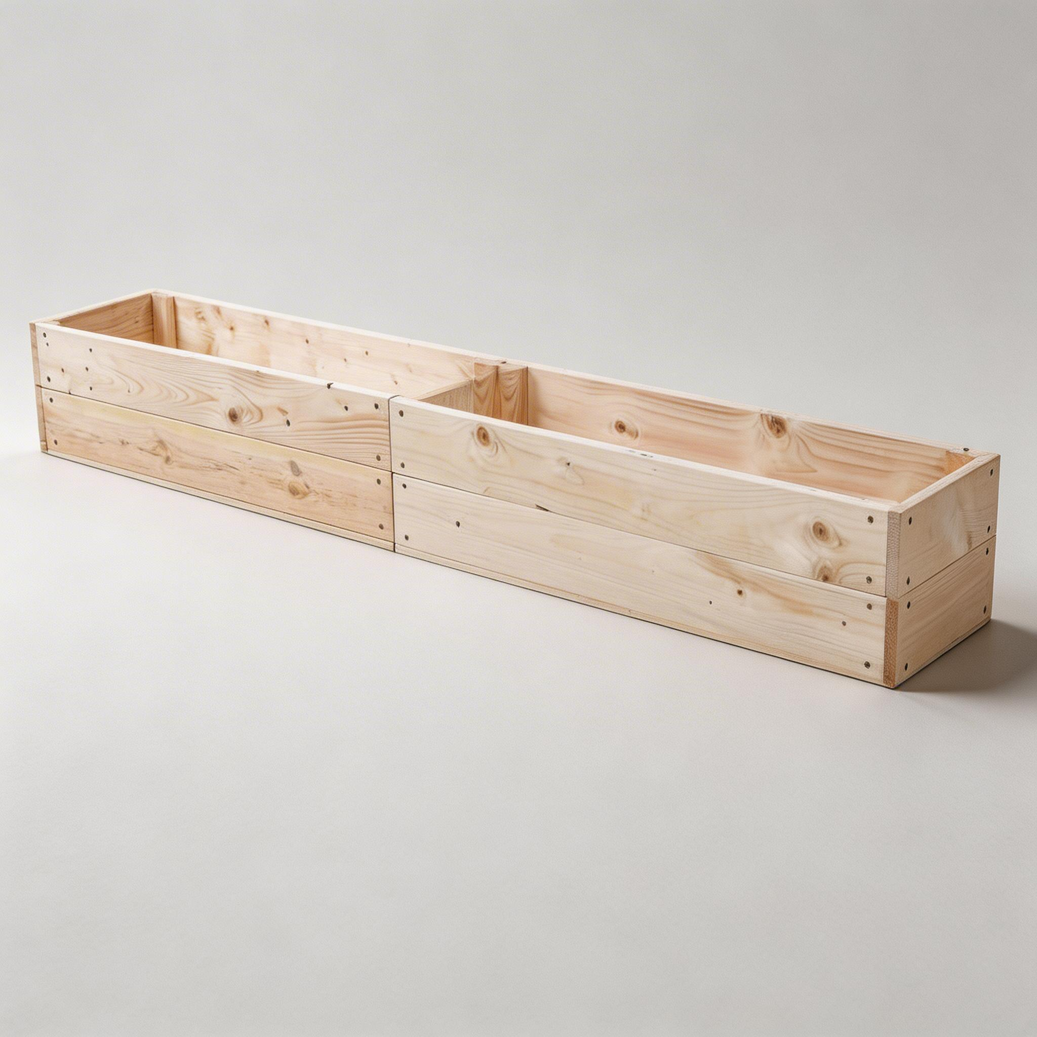 Grządka drewniana 163×30 cm