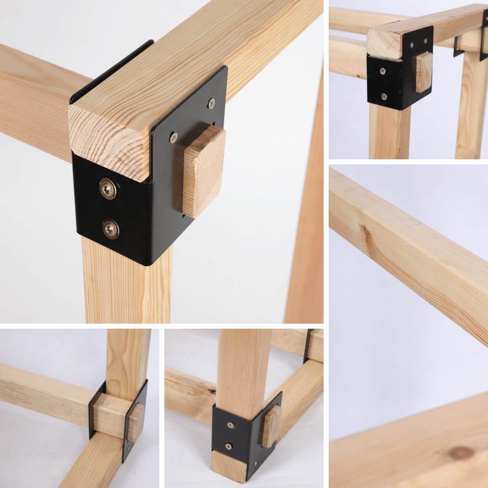 Drewutnia – stojak na drewno kominkowe, wys. 120 cm (standardowa)
